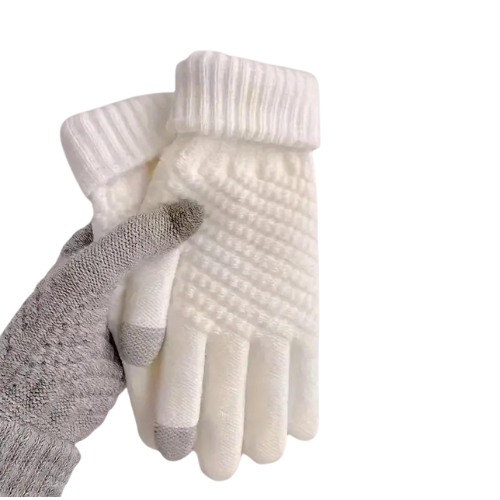 MES GANTS TRICOTS TACTILES COMPATIBLES AVEC LES ECRANS