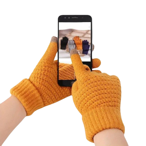 MES GANTS TRICOTS TACTILES COMPATIBLES AVEC LES ECRANS