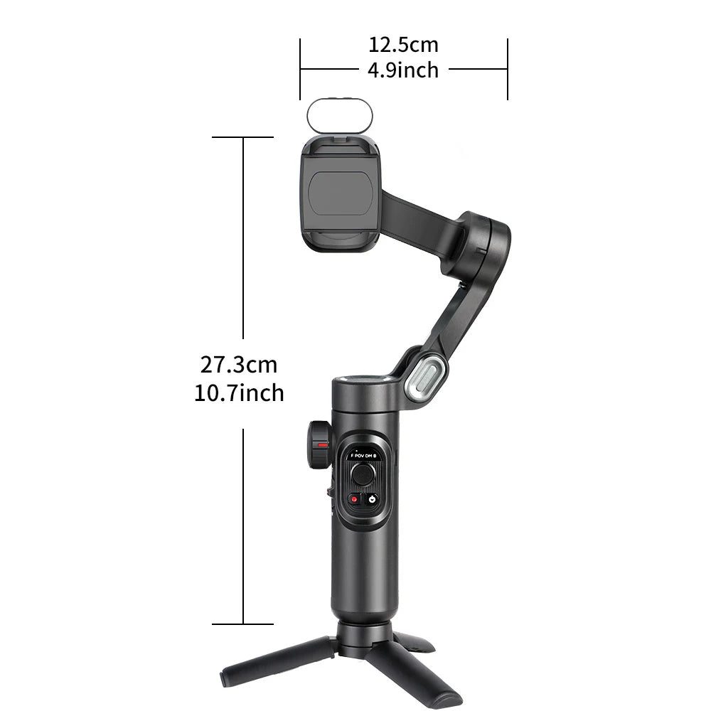 STABILISATEUR 3 AXES AVEC LUMIERE D'APPOINT